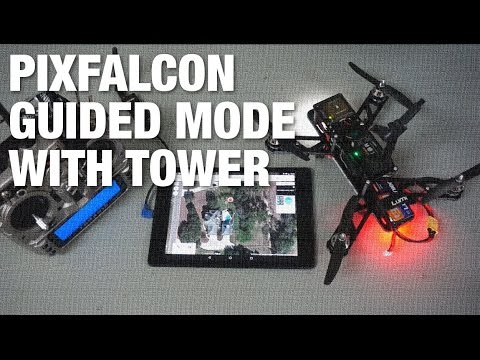 QAV 250 with Pixfalcon Telemetry and Guided Mode Using Tower for Android - UC_LDtFt-RADAdI8zIW_ecbg