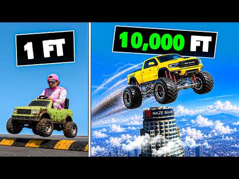 Every Time I Crash, My Monster Truck JUMPS HIGHER in GTA 5