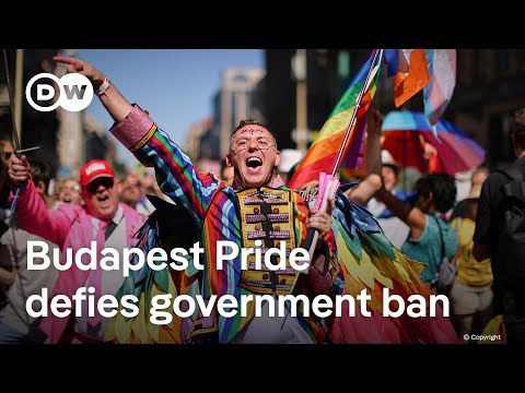 Thousands of LGBTQ activists took to the streets despite a ban by Hungary's government | DW News