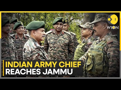 Indian Army Chief Upendra Dwivedi in Jammu to review security situation | WION News