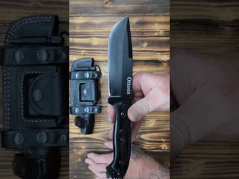 Ottoza Knives Scout Carry D2 Double Black