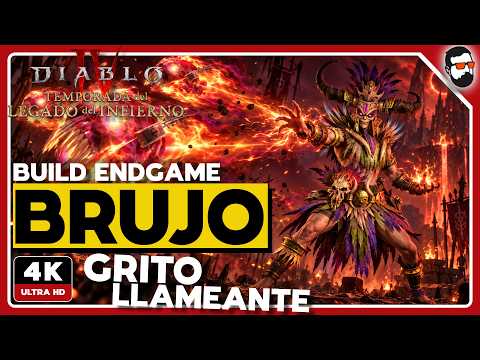 ¡LA BUILD MÁS FUERTE TEMPORADA 15! BRUJO GRITO LLAMEANTE | Diablo 4