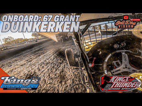 67 Grant Duinkerken Onboard Kings of Thunder 360's at Kings Speedway - April 27, 2024 - dirt track racing video image
