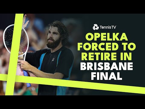 Jiri Lehecka Vs Reilly Opelka Cut Short Due to Retirement | Brisbane 2025 Final Highlights