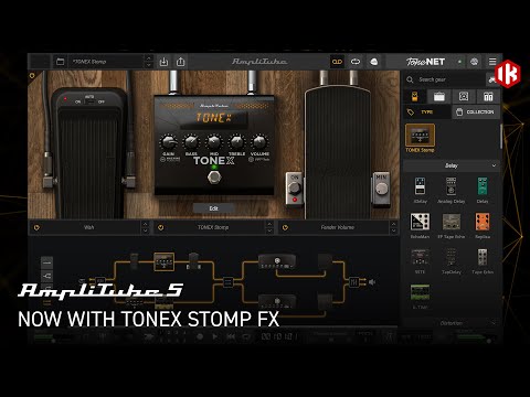 AmpliTube Gets TONEX Stomp: Free update adds pedal Tone Models