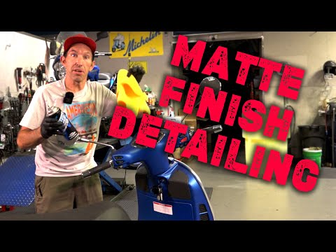 How To Detail a Matte Finish Scooter & Other Quick Detailing Tips