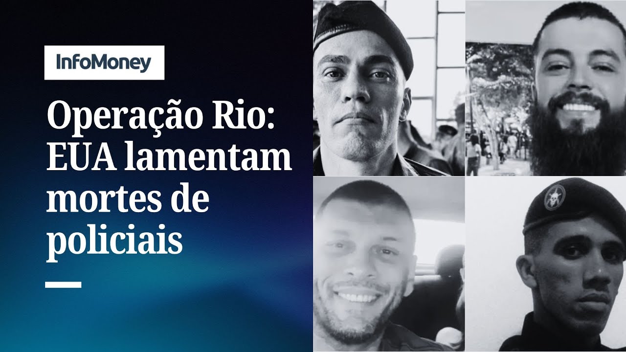 EUA enviam carta ao Rio com condolências por morte de policiais em operação | InfoMoney News TV Online EUA enviam carta ao Rio com condolências por morte de policiais em operação | InfoMoney News