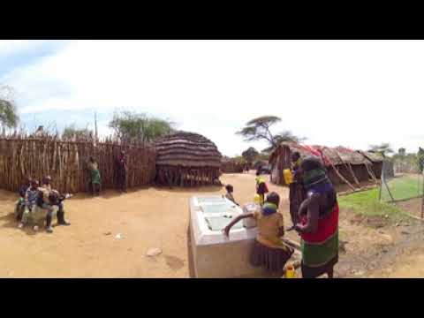 Viva con Agua 360Grad - Impressionen am Brunnen in Naput, Uganda