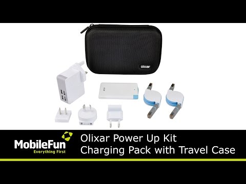 Olixar Power Up Kit - 4-in-1 Charging Pack with Travel Case - UCS9OE6KeXQ54nSMqhRx0_EQ