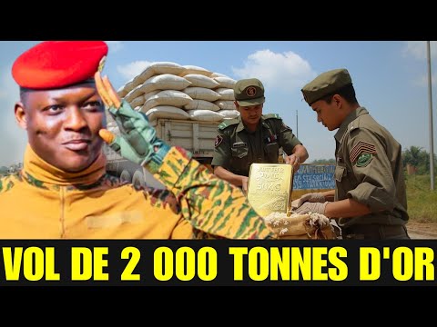 2 000 tonnes d'or volées. Ibrahim Traoré dénonce les crimes de l'aide humanitaire en Afrique.