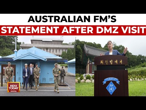 Australian Foreign Minister Penny Wong Condemns Russia-North Korea Ties During DMZ Visit