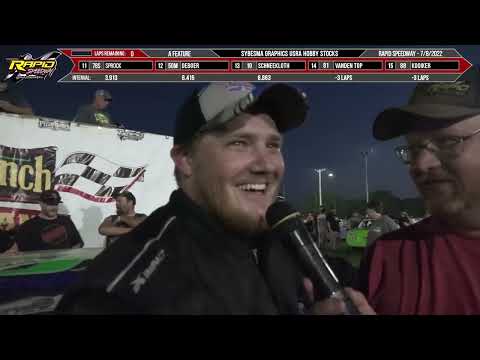 Rapid Speedway Highlights | 7-8-2022 - dirt track racing video image