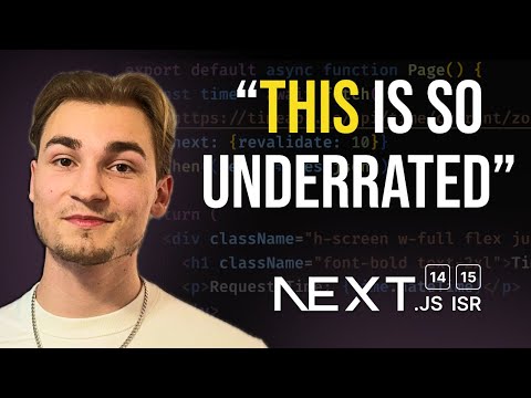 This Next.js Technique is so underrated! (ISR explained)