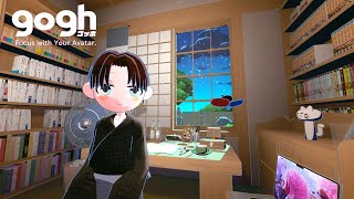 【gogh: Focus With Your Avatar】Lets make a tidy room to study in【Saruga