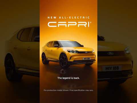 Discover the New All-Electric Ford Capri #Shorts