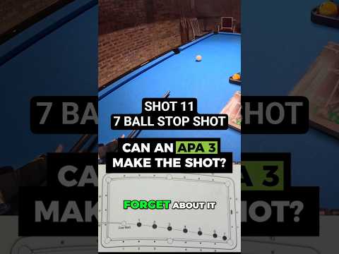 Shot 11 – 7 Ball Stop Shot 🎯 #CueBallControl