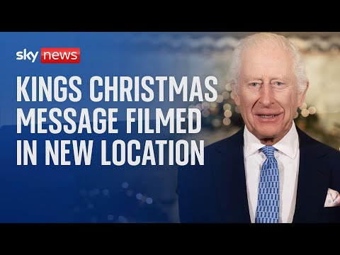 King Charles chooses former hospital chapel for filming location of annual Christmas message