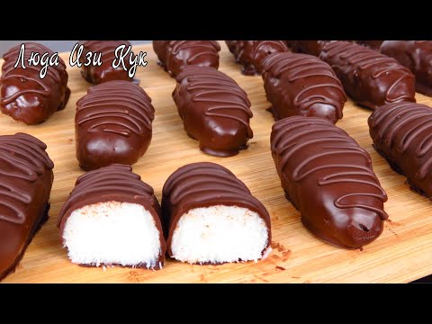 Нежнейшие батончики БАУНТИ из 4-х ингредиентов Шоколадные сладости Шоколадные батончики Люда Изи Кук