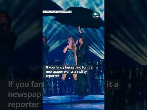 We may have found your dream job? #itvnews #taylorswift