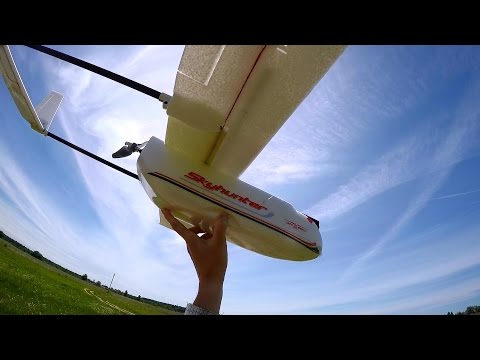 FPV airplane SKYHUNTER, сборка, полет и потеря камеры. Banggood - UCvsV75oPdrYFH7fj-6Mk2wg