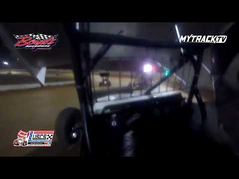#66 Chase Dunham - USCS Winged Sprint - 10-21-22 Boyd's Speedway - In-Car Camera - dirt track racing video image