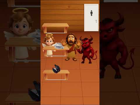 Jesus’s Nails Are Too Long and Sharp!😱✂️Help Him Now!🙏 #jesus #biblequiz