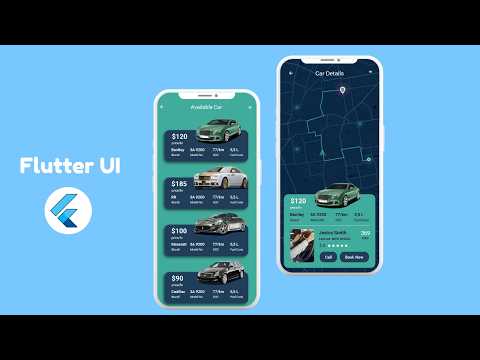 Car App Flutter | Flutter UI Design