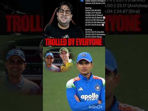 Worst Series for Shubman gill 😭🥺.. #shubmangill #indvsaus #cricket #teamindia #cricketnews