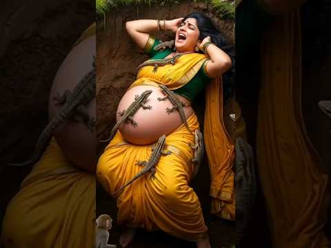 The Monkey Who Saved a Mother 🐒❤️#youtubeshorts #wildliferescue #ai #monkey #viralvideo #emotionalst