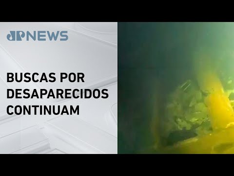 Vídeos de mergulhadores mostram veículos submersos após queda de ponte no rio Tocantins