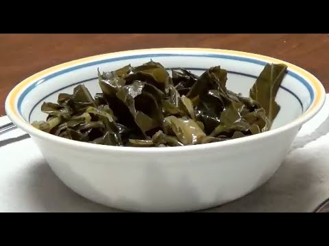 Recipe for Collard Greens Using Smoked Hog Jowls on NuWave PIC - UC9gTYxmSL9vdleWEenTfpAg