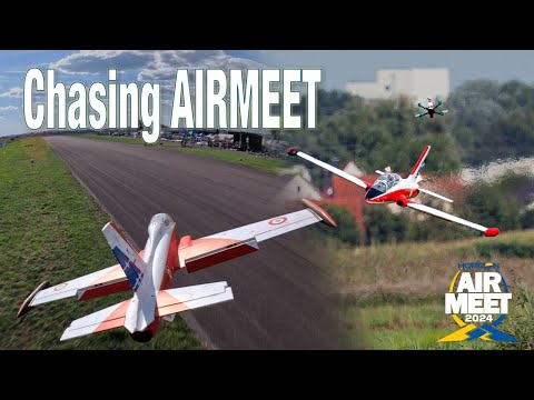 Chasing jets with drones! - Behind the scenes: FPV drone pilots
chasing RC jets at AIRMEET! #rcjets