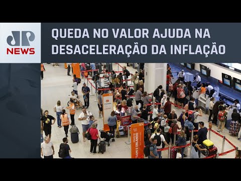 Preço das passagens aéreas recua 9% em março