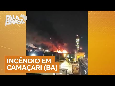 Incêndio atinge fábrica no polo petroquímico de Camaçari (BA)