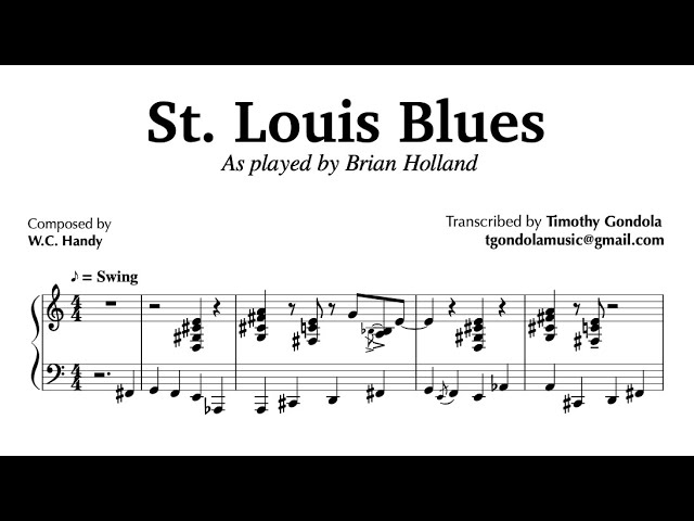 St. Louis Blues Fans Will Love This Sheet Music