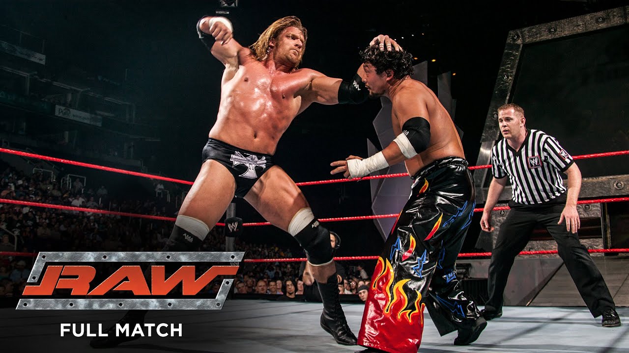 FULL MATCH — Edge, Shelton Benjamin & Tajiri vs. Evolution: Raw, May 3, 2004