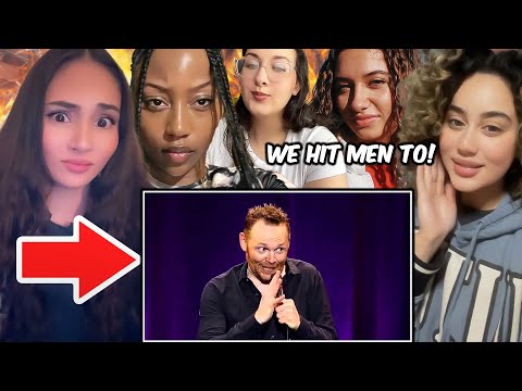 WOMEN reaction to BILL BURR No Reason to Hit A Woman!
