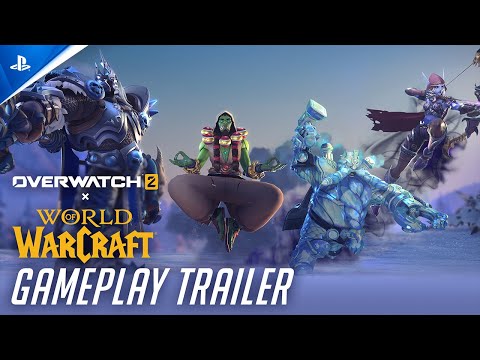 Overwatch 2 x World of Warcraft - Gameplay Trailer | PS5 & PS4 Games