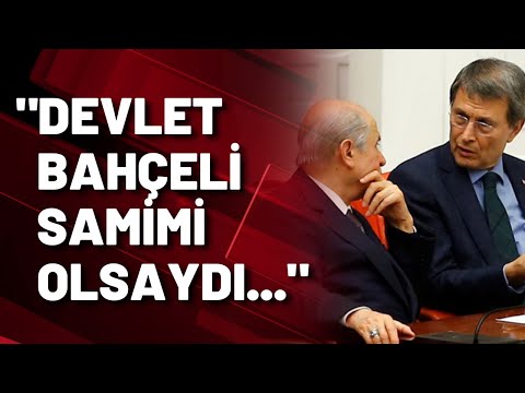 Yusuf Halaçoğlu: Bahçeli samimi olsaydı...