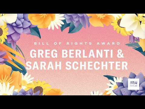 Greg Berlanti & Sarah Schechter - 2022 Bill of Rights Award