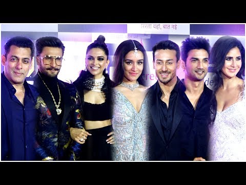 WATCH #Bollywood | Salman Katrina, Ranveer Deepika, Sushant, Katrina, Alia, Jacqueline & Other STARS Shine At STAR SCREEN AWARDS 2018 #India #Celebrity