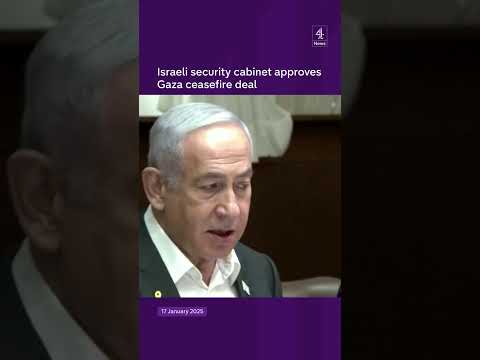 Israeli security cabinet approves Gaza ceasefire deal