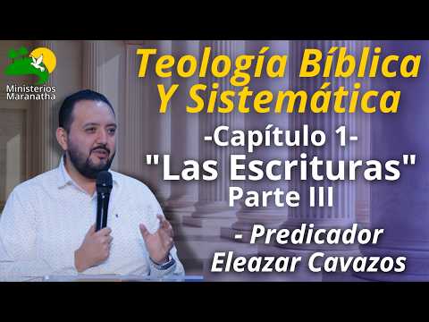 Teología Bíblica Y Sistemática - Cap. 1 