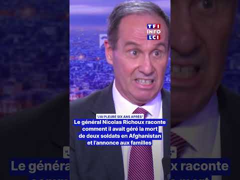 "J'ai pleuré six ans après” : Nicolas Richoux raconte sa gestion de la mort de deux soldats｜LCI