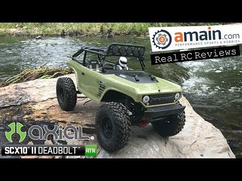 Axial SCX10 II Deadbolt RTR 4WD Rock Crawler Review | Real RC Reviews - UCF4VWigWf_EboARUVWuHvLQ