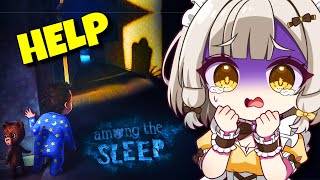 HORROR GAME FROM A BABY'S POV!? 😱💗 【 AMONG THE SLEEP 】