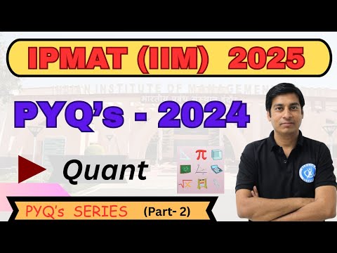 IPM PYQ's and Most Expected Questions Series (Quant) - part 2 #ipm #cuet #quant #aptitude #college