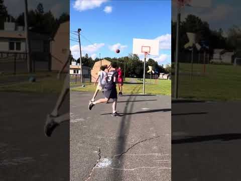 Jacob Blocks Cobie Shot And Still Goes In 🤦‍♂️ #youtubeshorts #basketball