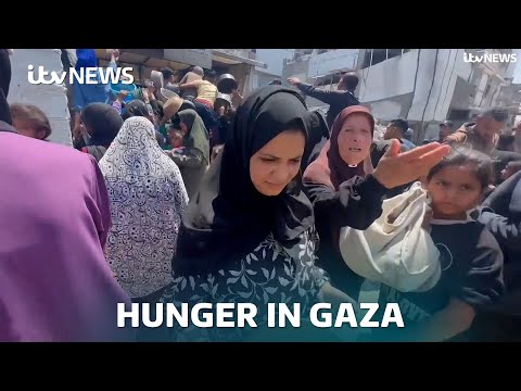 Food supplies dwindle in Gaza amid ongoing airstrikes  | ITV News
