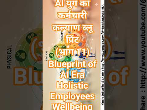 AI युग का कर्मचारी कल्याण ब्लू प्रिंट (भाग 11) Blueprint of AI Era Holistic Employees Wellbeing